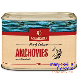 Anchovy Fillets 720gr Sandhurst