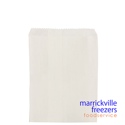 Bag Flat White Quarter CA-WF1/4 - 10x14cm 1000 Castaway