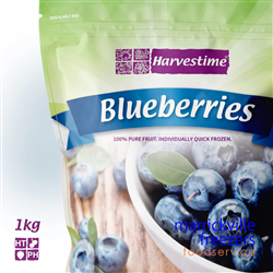 Blueberries Frozen 1kg Harvestime