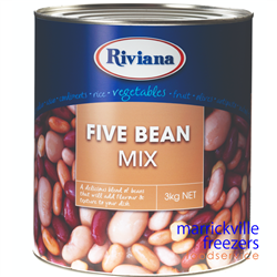 5 Bean Mix 3kg RIVIANA
