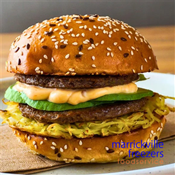 Burger Beef Breakfast Sausage 80x50gm Part Cooked Angel Bay