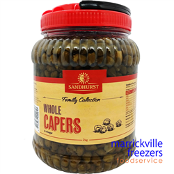 Capers Whole in Vinegar/ Brine 2kg Sandhurst