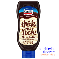 Chocolate Flavoured Topping Thick n Rich 8x615gr COTTEES