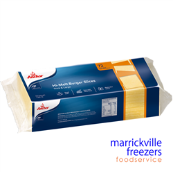Cheese Hi Melt Burger Slices (72) 1.368kg Anchor 