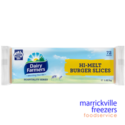 Cheese Hi Melt Burger Slice DairyFarmer (72) 1.62kg