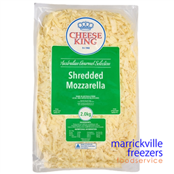 Cheese Mozzarella Shredded Cheese King 2kg