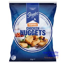 Chicken Nuggets Tempura Breast Steggles 6kg