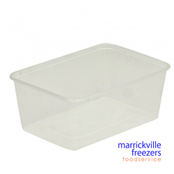 Container Plastic Rectangular FREEZER GRADE 50x1000ml CHANROL