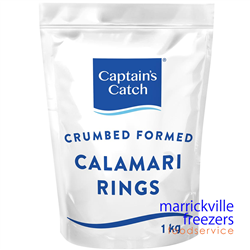 Calamari Rings Crumbed FORMED 1kg Captains Catch