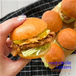 Milk Bun 14924 Slider Fully Baked 35g Bakers Maison (150)