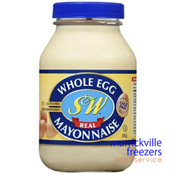 Mayonnaise S&W 6x880gm (LARGE JARS)