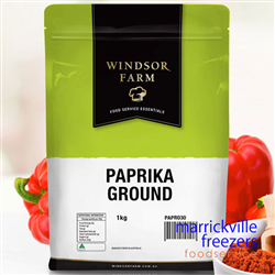 Paprika Sweet Ground Spanish 100Asta 1kg Windsor Farm