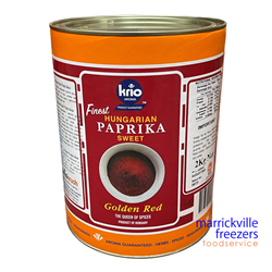 Paprika Golden Red Hungarian 2kg Krio Krush