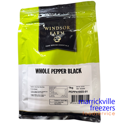 Pepper Black Ground 1kg Winsdor Farm