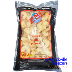 Prawns Garlic Tempura IQF 41/50 1kg A&T