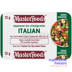 Sauce Italian Vin Portion Control Squeeze On 100X13gm MasterFoods
