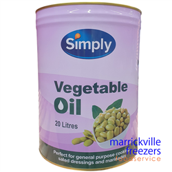 Vegetable Oil 20lt Simply