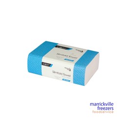 Towel Hand Slim Fold Interleaved 23cm x 23cm (200x20pac) 