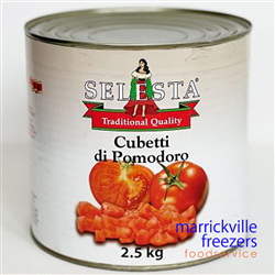 Tomato Diced Cubetti 2.5kg Selesta