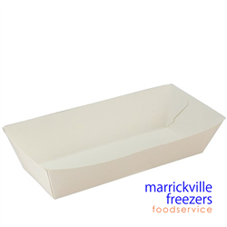 Tray Hot Dog White 190x70x50mm Capri 4x125pc