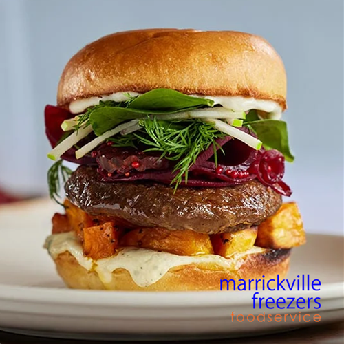 Burger Beef Gourmet 45x180gm Part Cooked Angel Bay