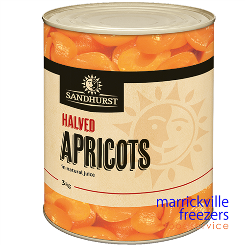 Apricot Halves in Light Syrup 3kg Sandhurst