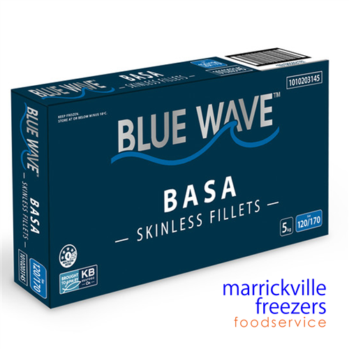 Basa Fillets 120/170gr 10kg BLUE WAVE
