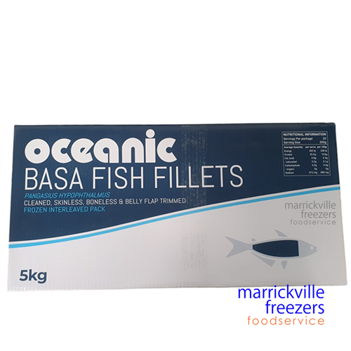 Basa Fillet 220/280 2x5kg Oceanic