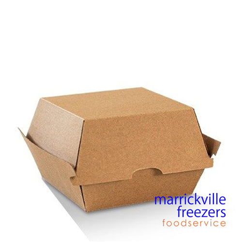 Burger Box Corrugated Brown 250 Greenmark WOW