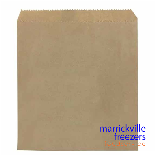 Bags Flat Brown 4 Wide 500