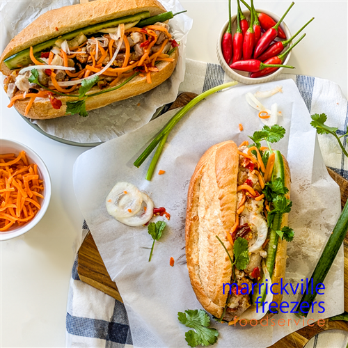 Banh Mi Rolls 45x140gr 11321 Bakers Maison