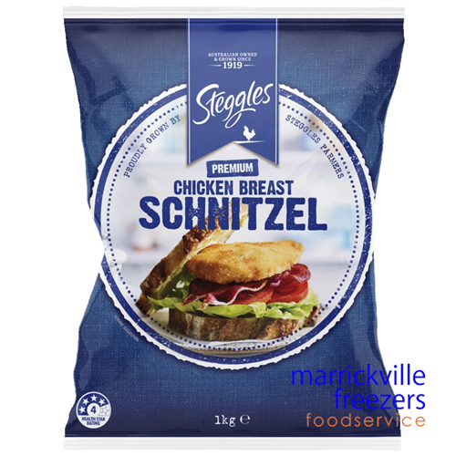 Chicken Breast Schnitzel PREMIUM 100gr 6x1kg Steggles