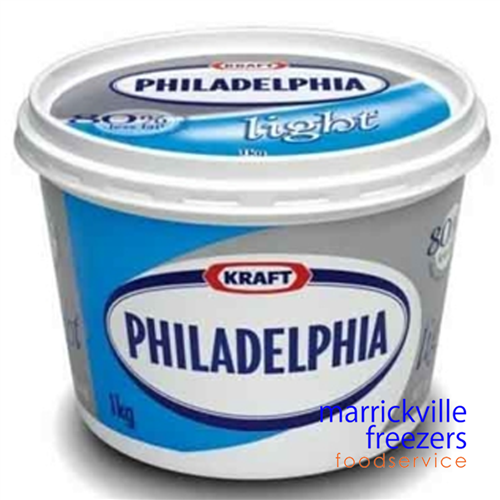 Cream Cheese Spread Lite 1kg Philladelphia