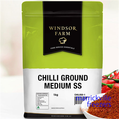 Chilli Ground Medium Heat 1KG Winsdor Farm