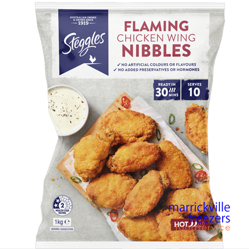 Chicken Hot Wing Nibbles 6kg Steggles