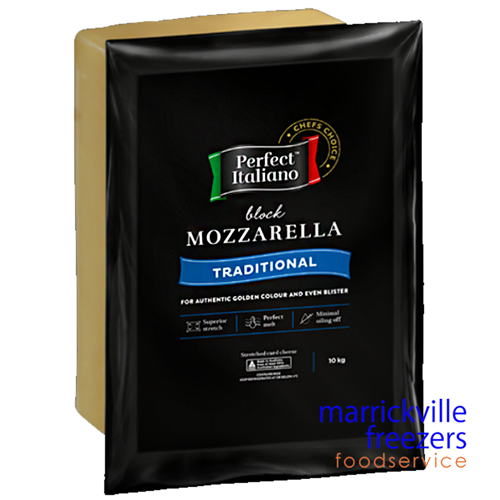 Cheese Mozzarella Block 10kg Perfect Italiano