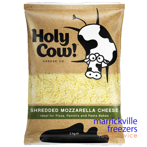 Cheese Mozzarella Shredded 2kg HOLY COW