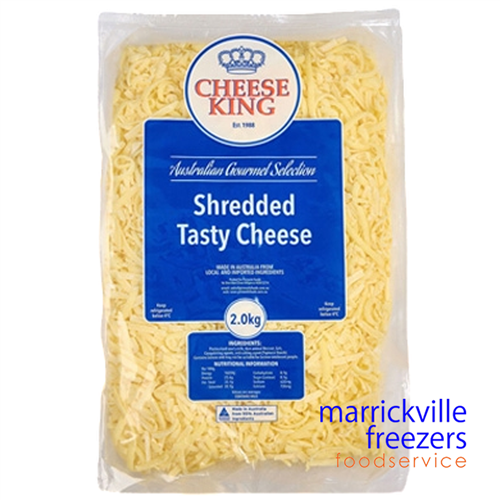 Cheese Shredded Tasty 2KG Cheese King