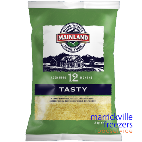 Cheese Shredded/Grated Tasty 2KG Mainland