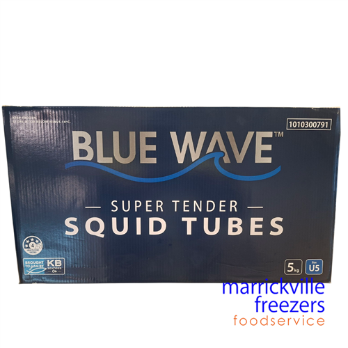 Squid Tubes U5 GIGAS Super Tender 5kg Blue Wave