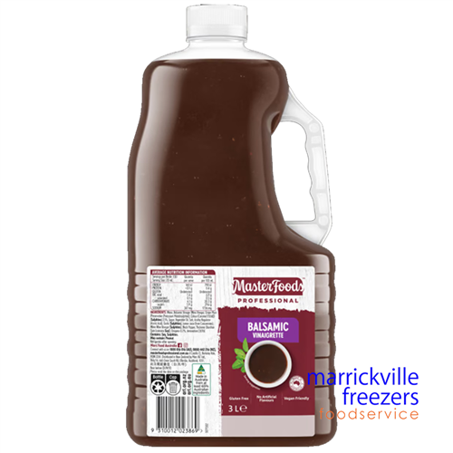 Dressing Balsamic Vinaigrette 3lt Masterfoods