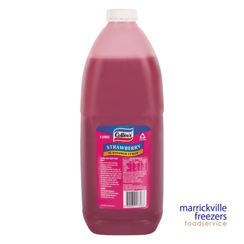 Flavour Strawberry Topping 3lt COTTEES