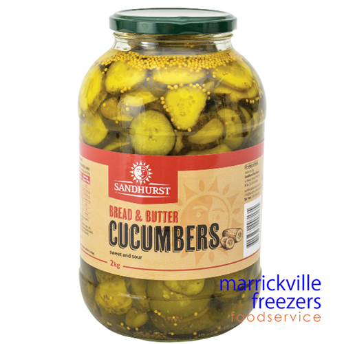 Cucumbers Bread & Butter Sandhurst 2kg