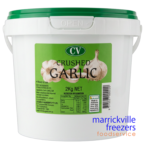 Garlic Crushed Chilled 2kg CV