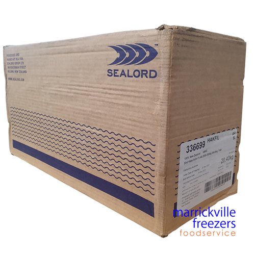 Hake Fillets NZ Skin On 500gr 3x6.8kg SEALORD 