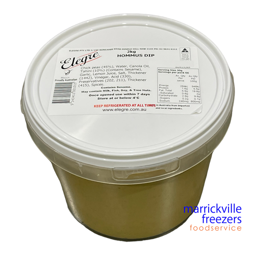 Hommus Dip 2kg Elegre