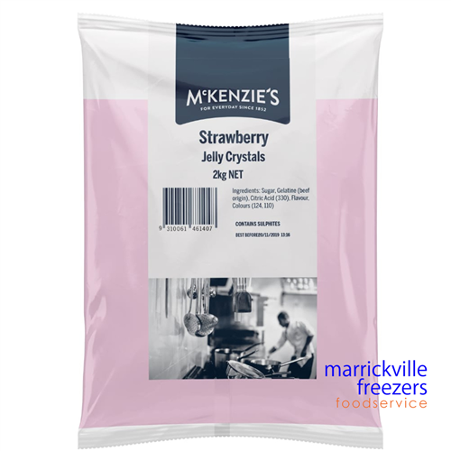 Jelly Crystals STRAWBERRY 2kg Mckenzie's