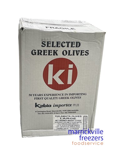 Kalamata Olives Large 12kg Kebia