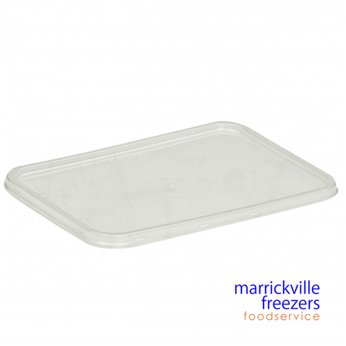 Lids Plastic Rectangle FREEZER GRADE 50 CHANROL