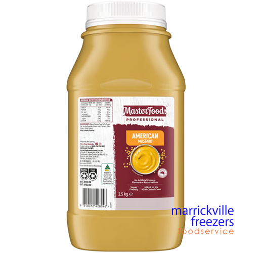 Mustard American Masterfoods 2.5KG